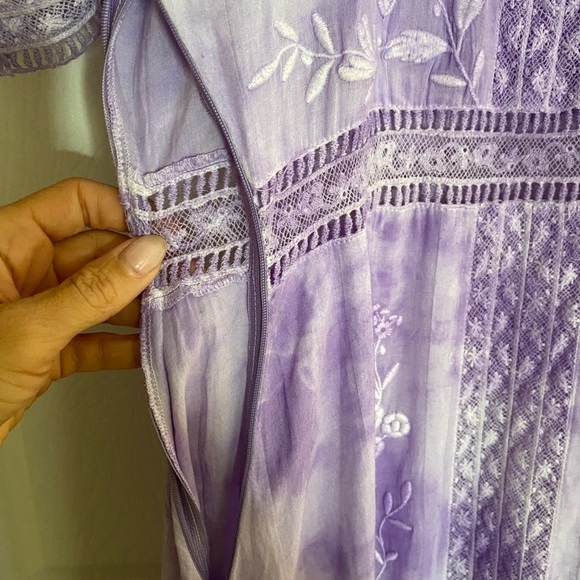 Ryan lavender dress love shack fancy size 0 - Picture 7 of 7